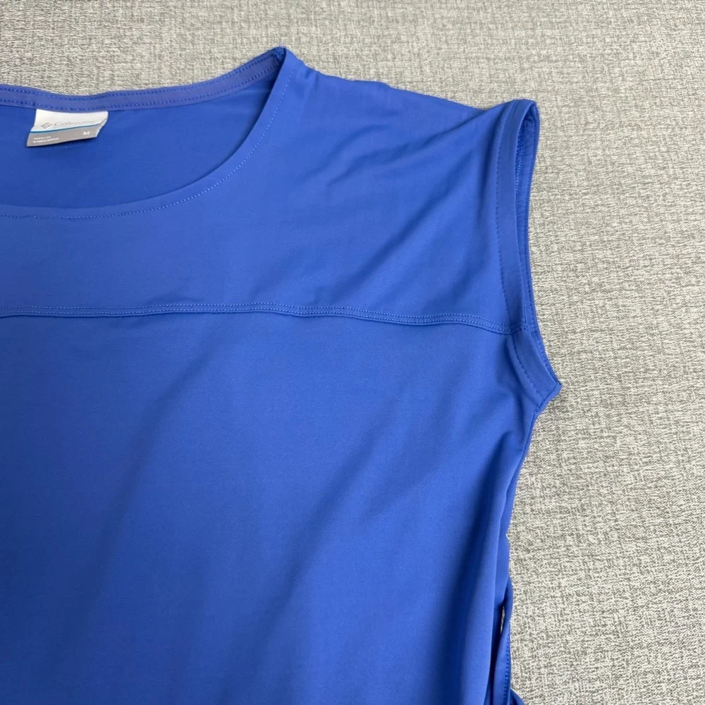 COLUMBIA Cold Bay II Dress in Blue Drawcord Omni Wick UPF 30 Protection - Picture 7 of 9